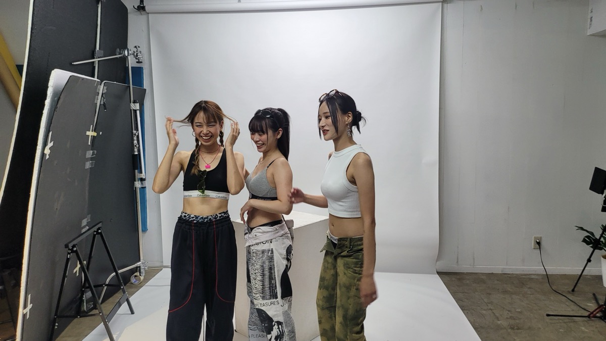 撮影風景 - 撮影中