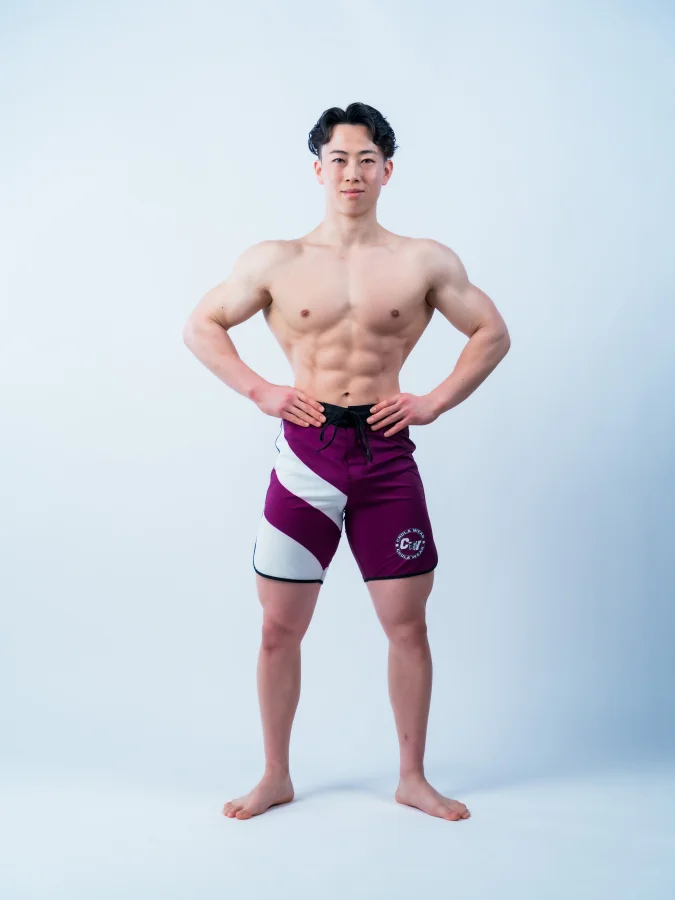 Kentoさんの男性ボディプロフィール撮影 全身アートコンセプト